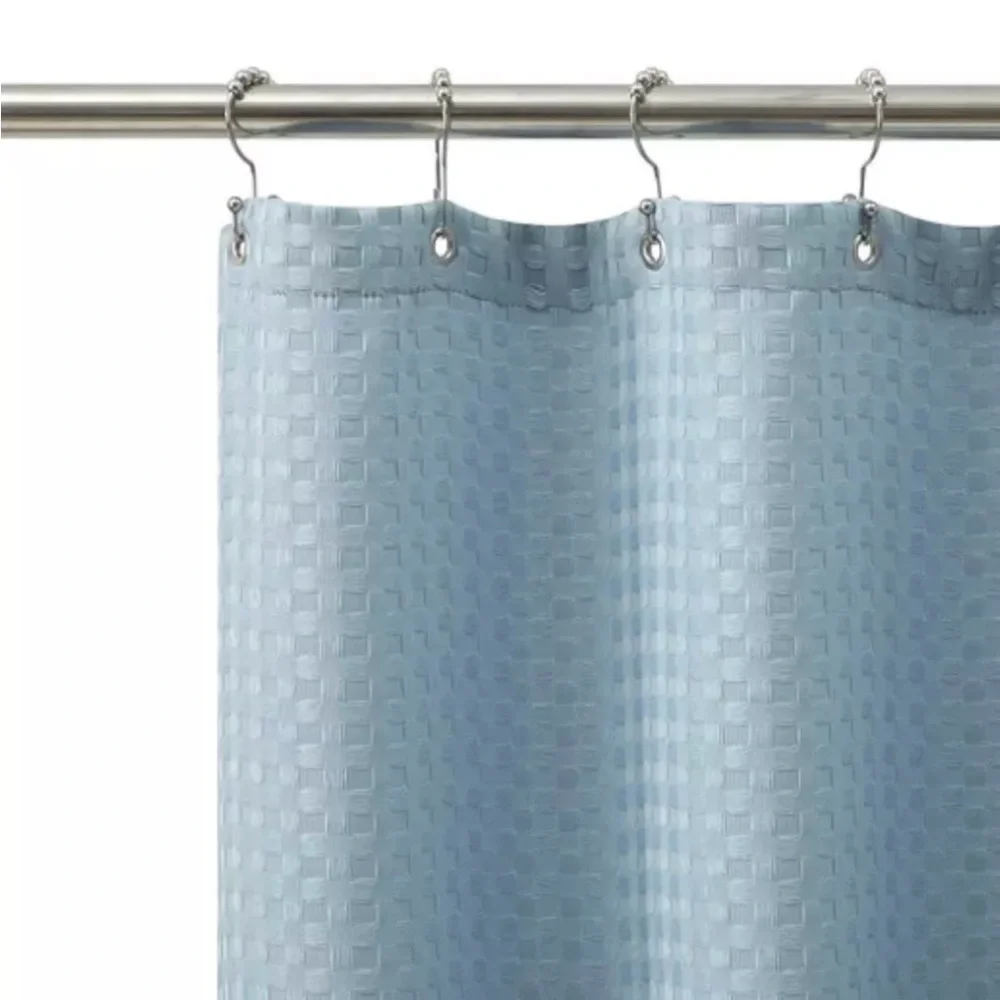 Essential Spa Shower Curtain Set 4 New Blue